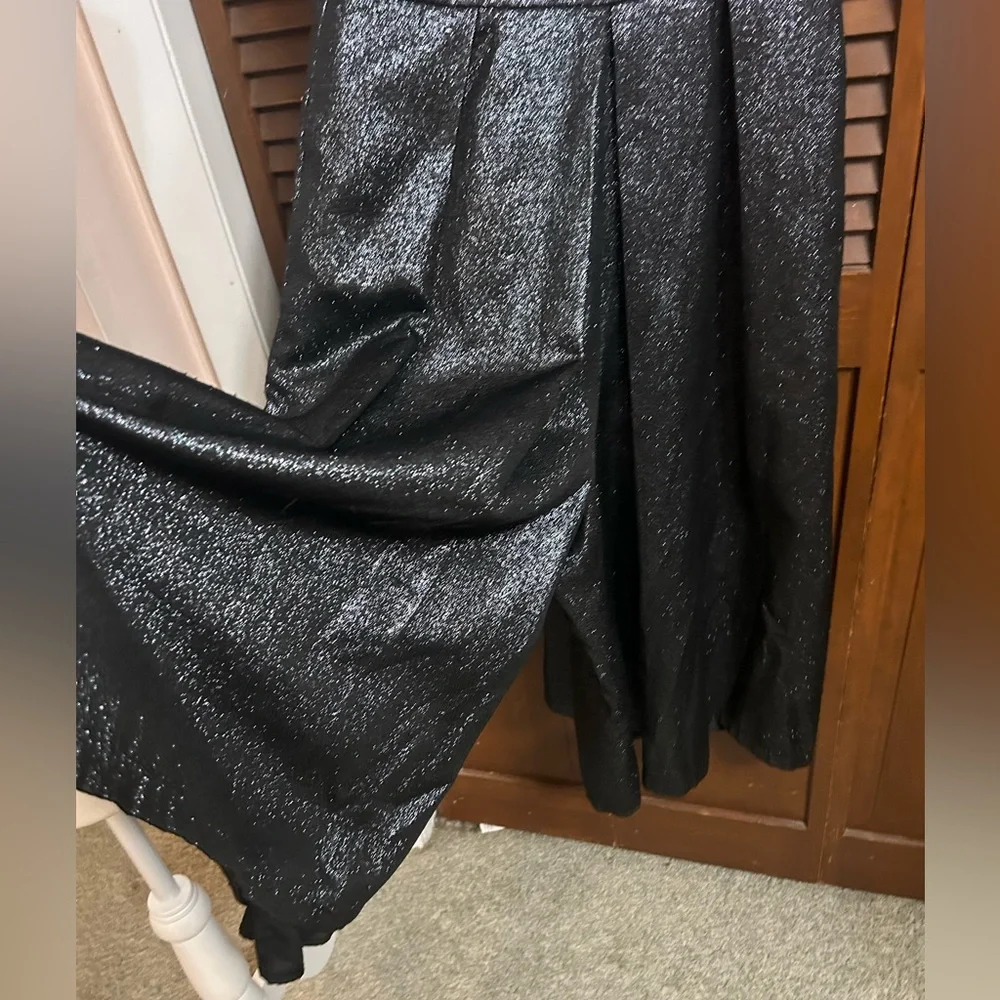 Cynthia Rowley Dree Jumpsuit in Metallic Charcoal - Size 6 - Picture 8 of 13